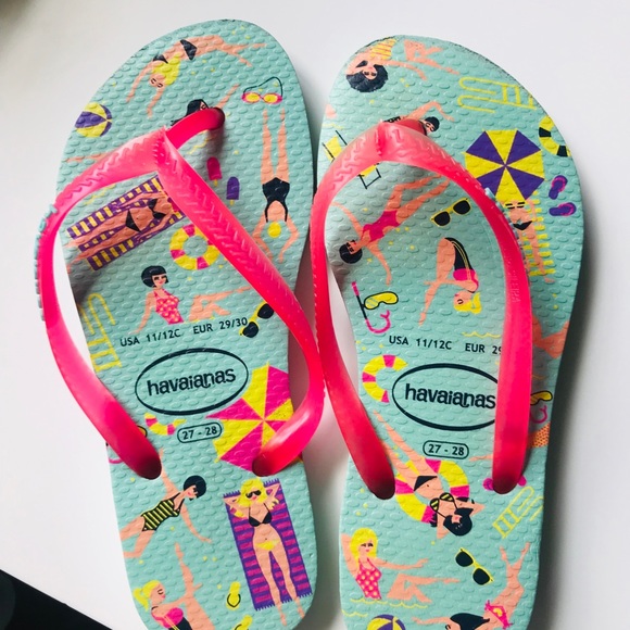 ✨Havaianas✨GiRL 11 Flip Flop🌈 - Picture 1 of 5